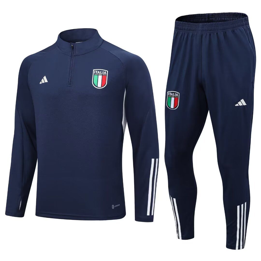 AAA Quality Italy 23/24 Tracksuit - Navy Blue